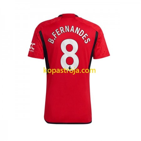 Billiga Fotbollströjor Manchester United B.Fernandes 8 Hemma tröja 2023/24 Kortärmad